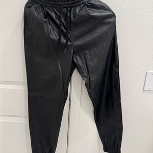 Zara Women Faux Leather Pants
